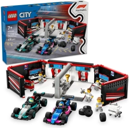 LEGO® City 60444 Garaje F1® con coches Mercedes-AMG y Alpine