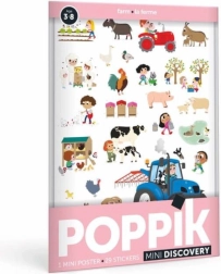 Poppik Póster de Pegatinas Granja