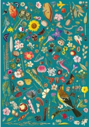 Puzzle Fantasía floral de 500 piezas
