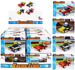 Set de construcción coche de carreras con minifigura – 4 variantes