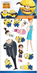 Tatuajes temporales Gru 4: Mi villano favorito