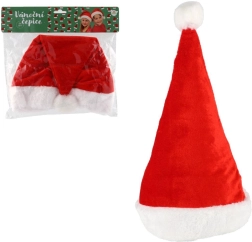 Gorro navideño infantil de tela tipo Santa, diámetro 25 cm