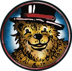 Puzzle redondo CURIOSI Picoli – oso, 33 piezas