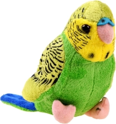 Periquito de peluche verde-azul 13 cm BEPPE ZOO
