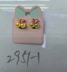 Set de pendientes de cereza