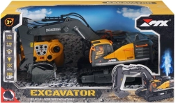 Excavadora RC 1:18 con brazo metálico y control 2.4 GHz con spray
