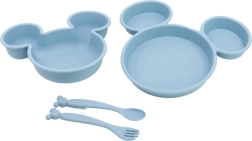 Set infantil de comedor Mickey Mouse 4 en 1
