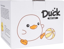 Luz nocturna de patito de silicona con control táctil