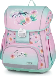 Cartera escolar premium Flowers para niñas