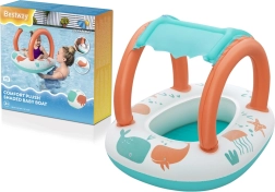 Bestway barco inflable infantil con toldo desmontable comfort plush