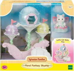 Vehículo volador de hadas florales SYLVANIAN FAMILIES con hada gatita