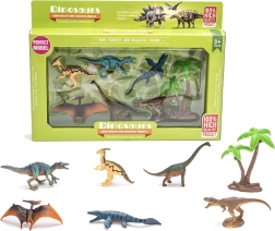 Set de figuras de dinosaurios 7 uds 5 cm