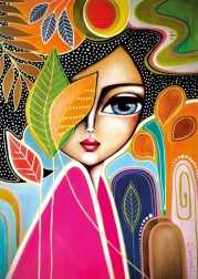 Puzzle Magnolia Belleza otoñal 1000 piezas