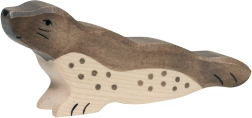 Holztiger foca con la cabeza hacia delante - 1 pieza