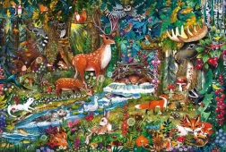 Puzzle de animales del bosque 150 piezas