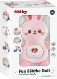 Chipolino peluche para dormir Conejito Rosa