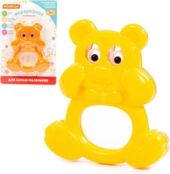 Sonajero osito o hipopótamo para bebés