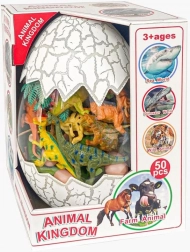 Plejo gran huevo de dinosaurio – set de figuras y accesorios (50 uds)