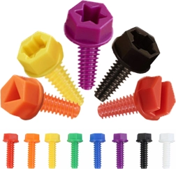 Masterkidz tornillos de colores para tablero creativo STEM, 512 piezas, mix de colores