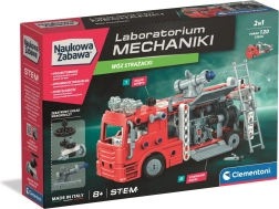 Mecánica de laboratorio – bomberos, kit de construcción CLEMENTONI