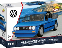 Cobi Volkswagen Golf GTI Cabriolet 1984 versión británica 1:35 (93 piezas)