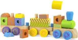 Tren de madera apilable para niños 18m+