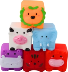 Cubos educativos blandos para el baño Animales