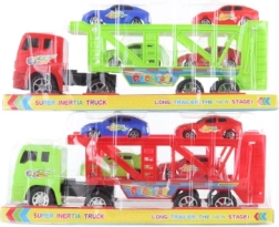 Camión transportador con coches