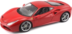 Modelo de metal de coche Ferrari 488 GTB 1:18 de Bburago