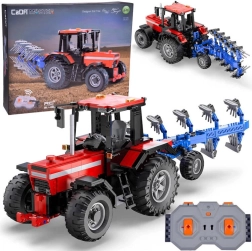 Kit de construcción Tractor RC con arado 1:17, 1675 piezas