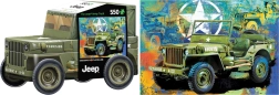 Puzzle Eurographics en caja de lata Jeep militar 550 piezas