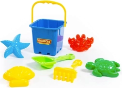 Set de arena de 7 piezas Wader-Polesie