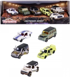 Set de regalo de coches metálicos CastHeads Series 1:64 (5 uds.)