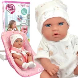 WOOPIE Royal muñeca infantil 30,5 cm con portabebés rosa
