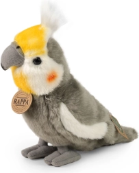 Cacatúa ninfa de peluche 20 cm – juguete ecológico Rappa