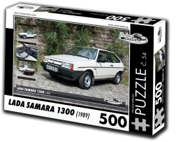 Puzzle de coches retro Lada Samara 1300 (1989) 500 piezas