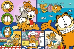 Puzzle de 100 piezas – el perezoso GARFIELD (Trefl)