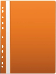 Carpeta de pinza A4 naranja con eurocolgador
