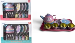 Colorido juego de té para niños con motivo de unicornio