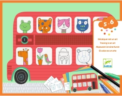 Djeo Libros para colorear: Completar dibujos de personajes