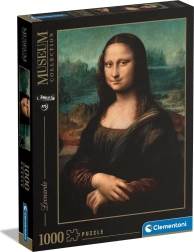 Rompecabezas 1000 piezas CLEMENTONI Leonardo – La Mona Lisa (Museum Collection)