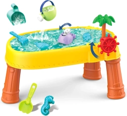 Woopie mesa de agua y arena 2 en 1 con motivo pirata y 8 accesorios