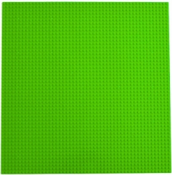 Placa base de construcción para bloques, verde, 40 × 40 cm