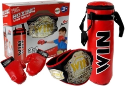 Juego de boxeo con cinturón de campeones para niños