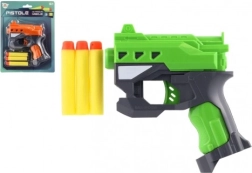 Pistola de dardos de espuma 12 × 14 cm, 3 dardos, 2 colores