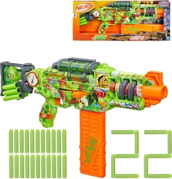 Bláster Hasbro Nerf Zombie Corrupter con 22 dardos