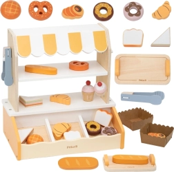 VIGA mini panadería de madera – tienda de pasteles, 16 piezas