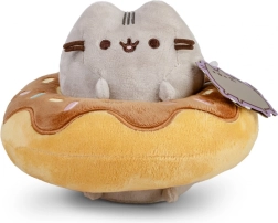 Juguete de peluche Pusheen en donut de chocolate