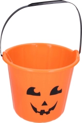 Cubo con forma de calabaza 18 × 16 cm