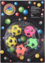 Pelotas saltarinas balón de fútbol 5 uds